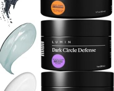 Lumin – No Baggage Trio – A skincare kit, Includes: Charcoal…