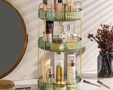 Rotating Makeup Organizer for Vanity 3 Tier, 360 Spinning Hi…