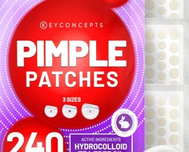 KEYCONCEPTS Salicylic Pimple Patches (240 Pack), Salicylic A…