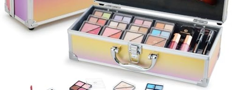 Makeup Kit For Teens With Train Case Portable Beginner Makeu…