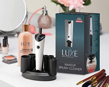 Luxe Electric Makeup Brush Cleaner with Makeup Brush Cleaner…