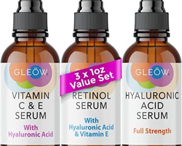 GLEOW Retinol Serum for Face – Vitamin C Face Serum with Hya…