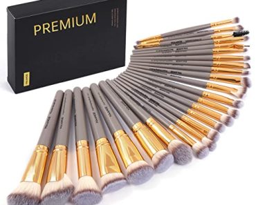 Makeup Brushes, 25pcs Makeup Brush Set Premium Synthetic Con…