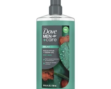 Dove Men+Care Body Wash Eucalyptus + Cedar Oil to Rebuild Sk…